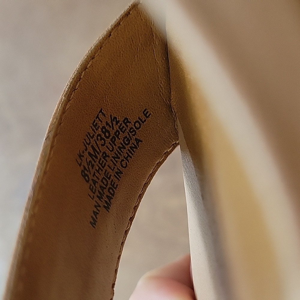 Lucky Brand Juliett Ankle Strap Leather Heel - Picture 5 of 5